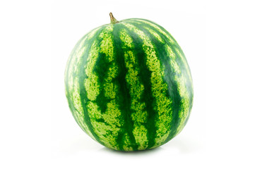 Watermelon over a white background