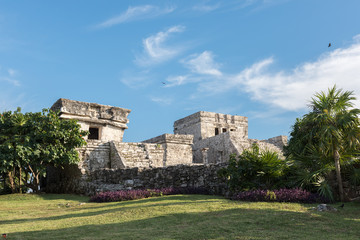 Fototapeta na wymiar Die Maya-Ruinen von Tulum