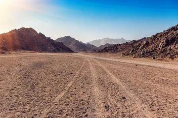 Deurstickers Woestijnlandschap Arabische woestijn in Egypte