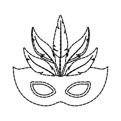 Carnival mask icon