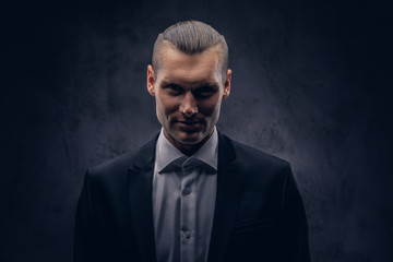 Fototapeta premium A stylish handsome caucasian man.