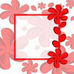 vector illustration floral background 