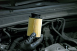 replacement of oil filter
