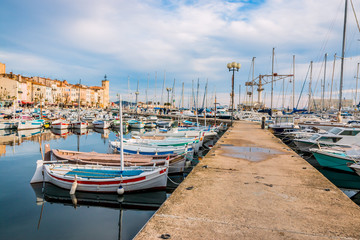 Fototapeta premium Bateaux de pêche dans le port de La Ciotat