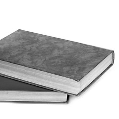 Books on a white background