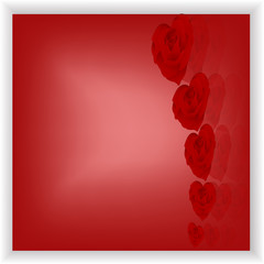 red valentine s day card