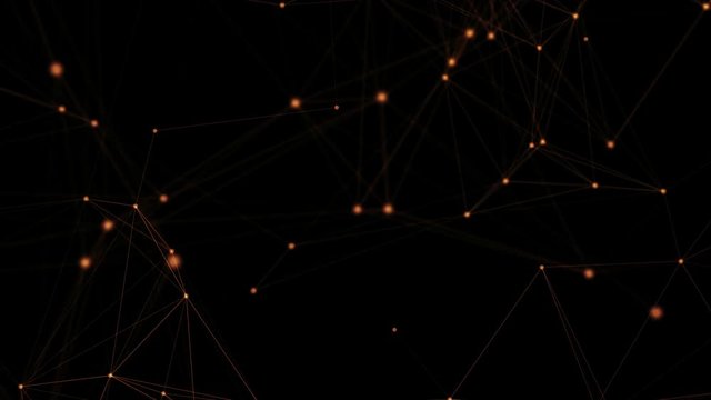 Network Technology Loop. Dynamic abstract network plexus connections. 4K UltraHD and FullHD and seamlessly loop-able