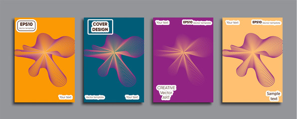 Obraz premium Creative colored cover. Cover design.