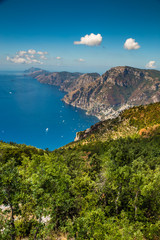 Fototapeta na wymiar Amalfi Coast And Positano - Campania Region, Italy