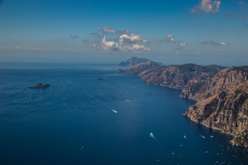Fototapeta na wymiar Amalfi Coast And Positano - Campania Region, Italy