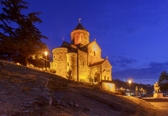 Tbilisi. Metekhi Church.