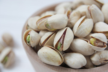Pistachios  close up image 