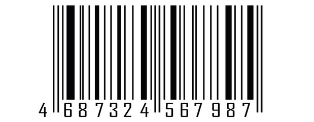 	
Realistic barcode icon. Barcode vector illustration.