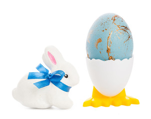 easter background. isolated on white