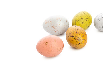 easter background. isolated on white