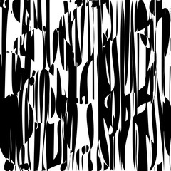 Abstract Lines Design Black and White Stripes Vector