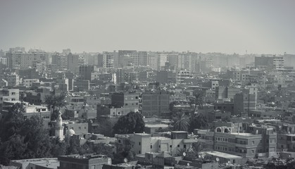 view of the poor city of Cairo