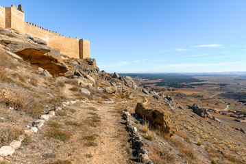 Gormaz Castle, a Muslim fortress in Soria Province, Castile and Leon, Spain