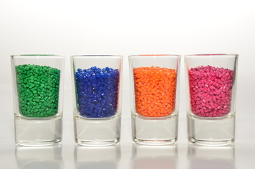 polypropylene masterbatch plastic colorful granules