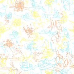 Seamless vector pattern. Scrapbooking, background, wrapping pape