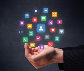 Hand holding applications