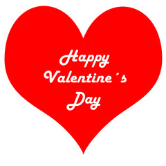 happy valentine's day illustration