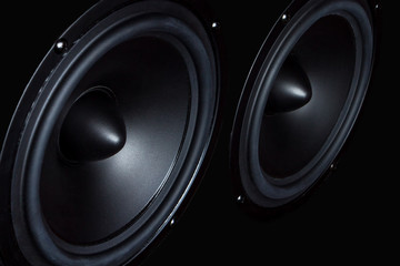 Dark speaker, loudspeaker, part of the music column