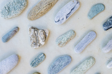 neutral background from sea pebbles