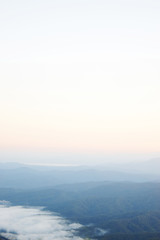 Mountains high on Background