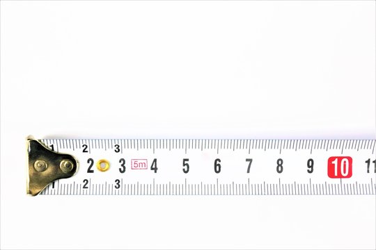 An concept Image of a tape measure - with copy space