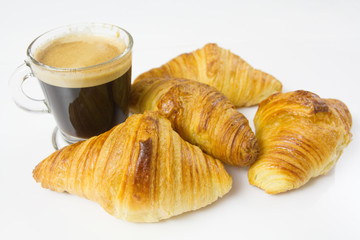 café et croissants