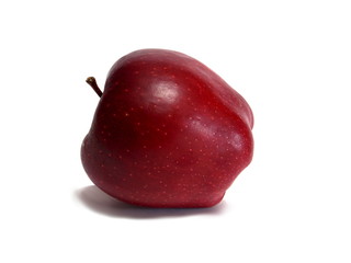 Apple on white background