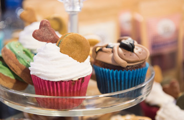 Fresh delicious cupcakes