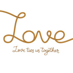 Rope vector ove theme