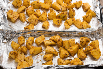 potatoes baked with spices