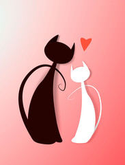 Cat Heart Silhouette photos, royalty-free images, graphics, vectors ...