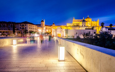 Crossing the Roman Bridge of Cordoba