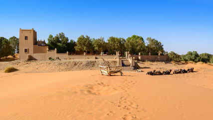 Wydmy Erg Chebbi, Sahara, Maroko