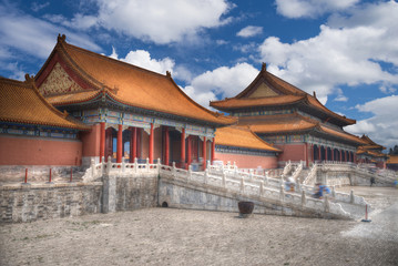 Naklejka premium Forbidden City is the largest palace complex in the world.
