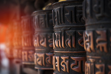 Prayer drum.
