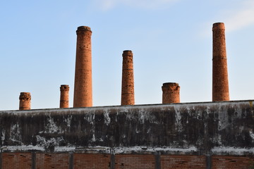 Torres de forno de insdústria cerâmica