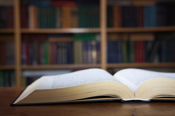 Old books in the Library .