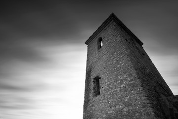 A spooky bastion still stands on a Templar church in Co. Wexford, Ireland.