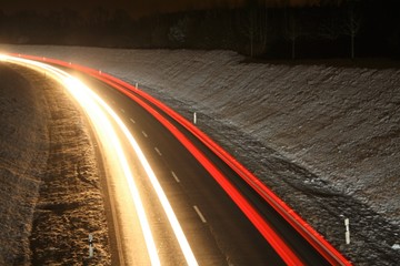 streetlight by night