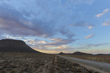 Gravel road in the Karoo