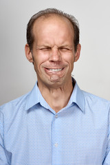 Fototapeta premium Sad depressed man
