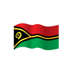 Vanuatu flag, vector illustration