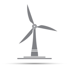 Wind turbine icon