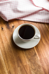 Hot coffee cup.
