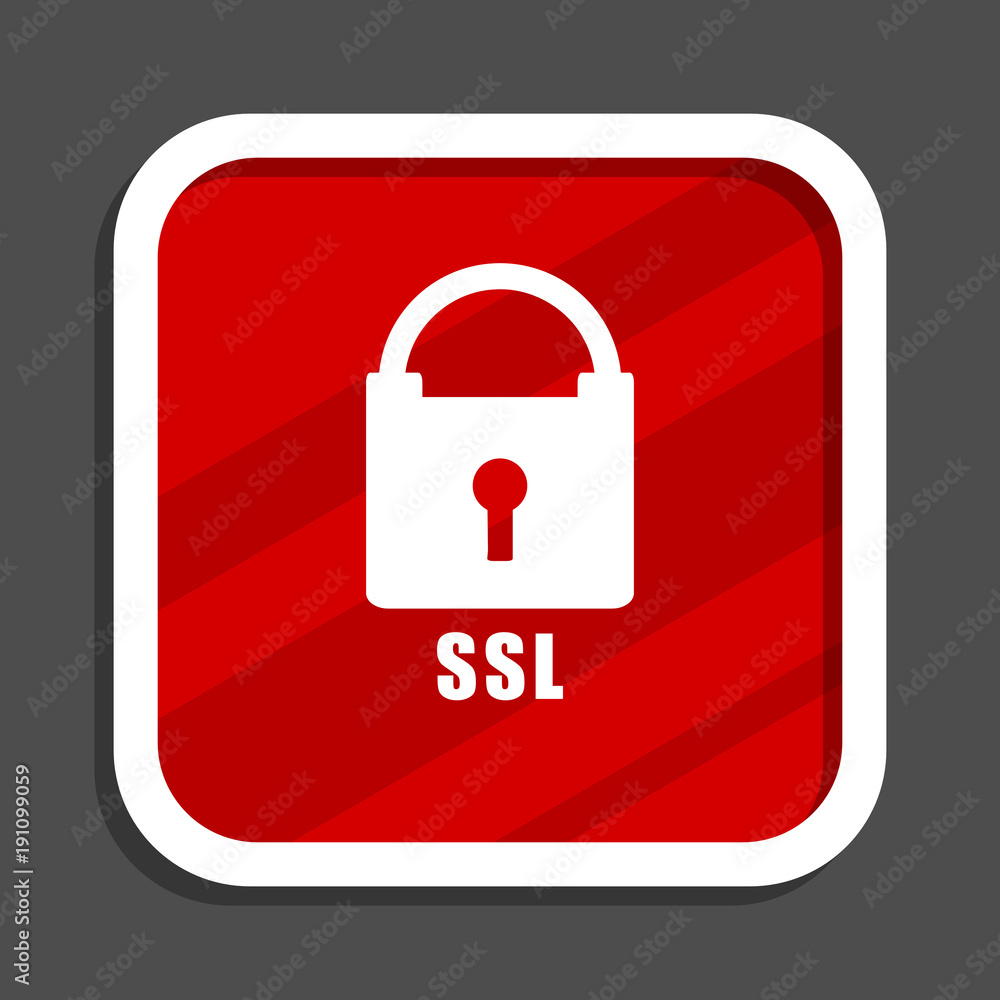 Poster csl icon. flat design square internet banner.